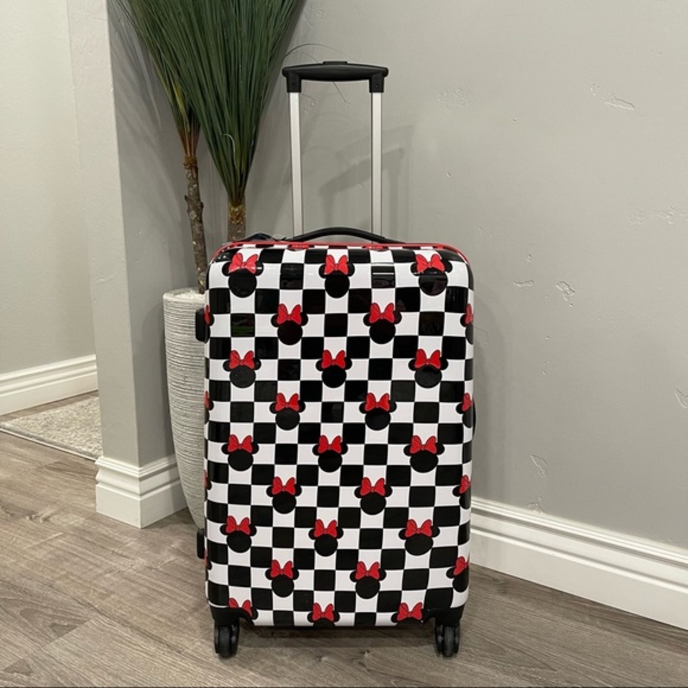 NWT Disney Minnie Mouse Collection Suitcase, Luggage, Travel Bag - 25” - Picture 1 of 6